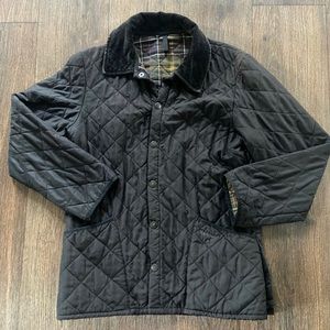Barbour Mens chore coat plaid Diamond quilted Eskdale jacket medium large